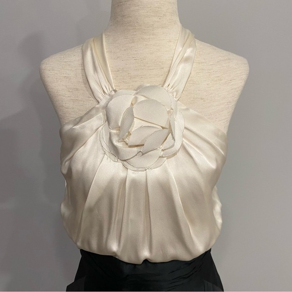 Alexia Admor Silk Black and White Dress‎ Medium - Picture 3 of 14